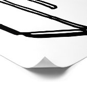 冷蔵庫ポスターへ歩おもしろいく ポスター (角)