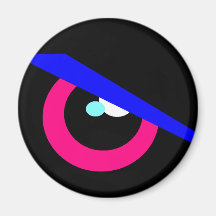 冷蔵庫モンスター(不機嫌アイ1)磁石