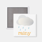 冷蔵庫天気 – RAINY マグネット (正面/裏面)