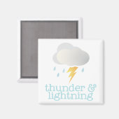 冷蔵庫天気 – THUNDER マグネット (正面/裏面)