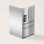 冷蔵庫栄養士折り畳み名刺 名刺 (外部)