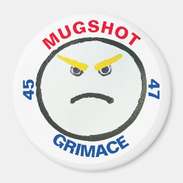 冷蔵庫用ボタンGRIMACE MUGSHOT マグネット
