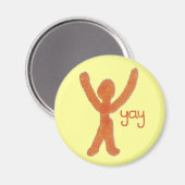 冷蔵庫用マグネットウィズアイマン マグネット (正面/裏面)