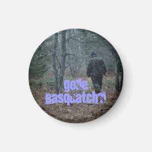 冷蔵庫用マグネットメッセージのおもしろいTrackinによって行くSasquatch'n マグネット