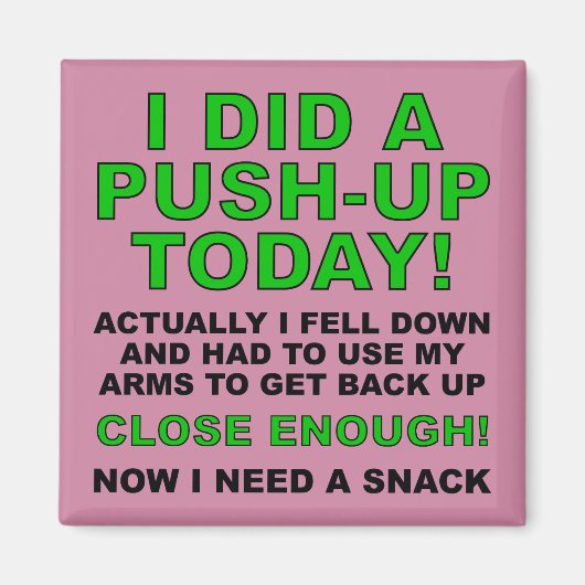 冷蔵庫用マグネット冷蔵庫を押し上げおもしろいた マグネット (正面)