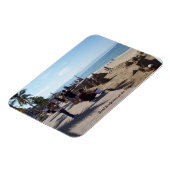 冷蔵庫用マグネット砂の彫刻を施したマレコン マグネット (左側)