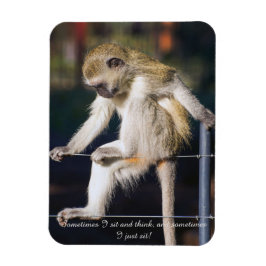 冷蔵庫用マグネット（サルとスローガン） マグネット