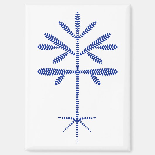 冷蔵庫用マグネット（ブルーサプリング付き） マグネット (正面)