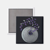 冷蔵庫用マグネット – 蝶エマージング マグネット (正面/裏面)