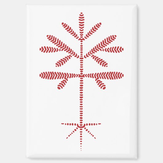 冷蔵庫用マグネット（赤いサプリング） マグネット (正面)