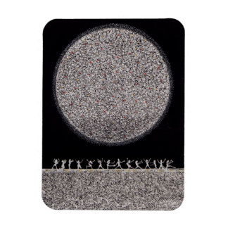 冷蔵庫用マグネット-踊りアンダーザシルバームーン マグネット