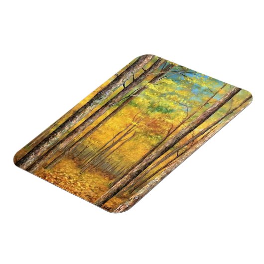 冷蔵庫磁石 – アカディア森林樺の木ツリー#2 マグネット (左側)