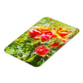 冷蔵庫磁石 – オレンジバラ マグネット (左側)