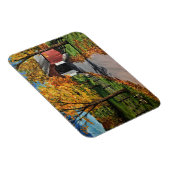 冷蔵庫磁石 – カバードブリッジの秋 マグネット (右側)