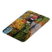 冷蔵庫磁石 – カバードブリッジの秋 マグネット (左側)