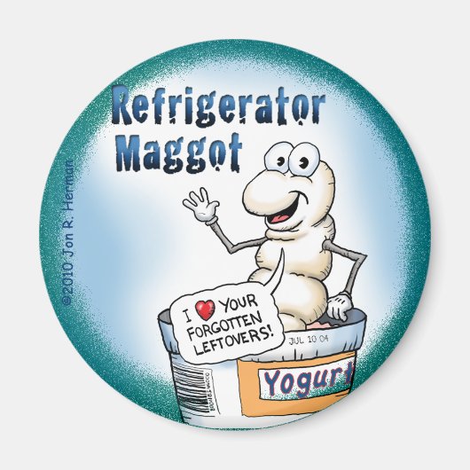 冷蔵庫磁石；ラウンドバージョン マグネット (正面)