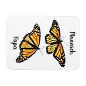 冷蔵庫磁石（昆虫）オオカバマダラ、モナークパパ マグネット (横)