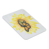 冷蔵庫磁石（昆虫）オオカバマダラ、モナーク&ひまわり マグネット (右側)