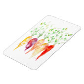 冷蔵庫磁石 – 水彩家宝のニンジン マグネット (左側)