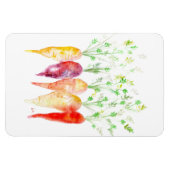 冷蔵庫磁石 – 水彩家宝のニンジン マグネット (横)