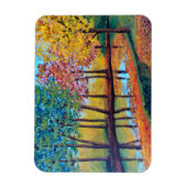 冷蔵庫磁石 – 秋反射。 マグネット (縦)