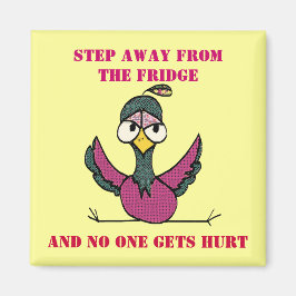 冷蔵庫遠くにから一歩離れる マグネット