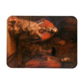 冷蔵庫Prodigal Son Rembrandtのリターン マグネット (横)