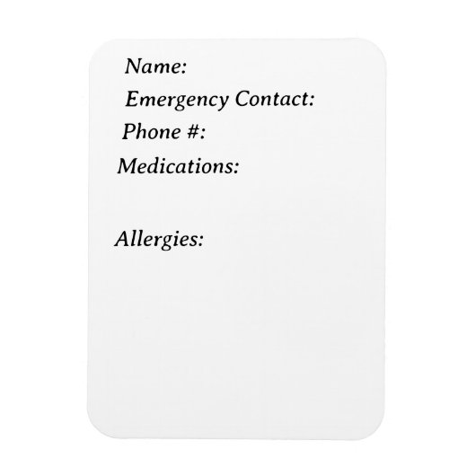 冷蔵連絡庫用非常用磁石 マグネット (縦)