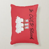 冷血の真の犯罪性強調枕で アクセントクッション (正面(垂直))