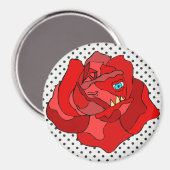 冷酷なバラ磁石 マグネット (正面/裏面)