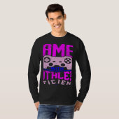 冷酷な効率でゲームに勝利しよう ゲーミング Tシャツ (正面フル)