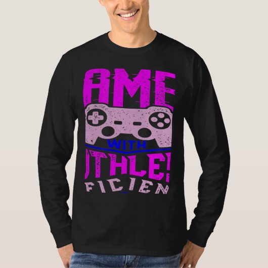 冷酷な効率でゲームに勝利しよう ゲーミング Tシャツ (正面)