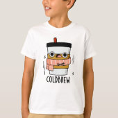 冷醸造冷おもしろい凍コーヒーパン Tシャツ (正面)