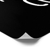 冷醸造冷おもしろい凍コーヒープンダークBG ポスター (角)