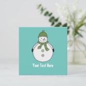 冷雪だるまカスタム サンキューカード (スタンド正面)