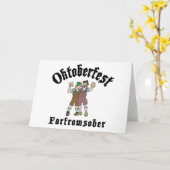 冷静から遠いオクトーバーフェスト カード (黄色い花)