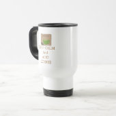 冷静さを保ちコーヒーを追加 トラベルマグ (正面左)