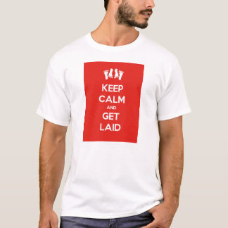 冷静さを保ち、セックスしよう Tシャツ