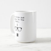 冷静さを保ち、常に数学を楽しむデザイン コーヒーマグカップ (正面左)