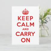 冷静さを保ち、持ちこたえようという招待状 招待状 (スタンド正面)