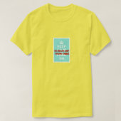 冷静さを保ち、物を投げよ Tシャツ (デザイン正面)