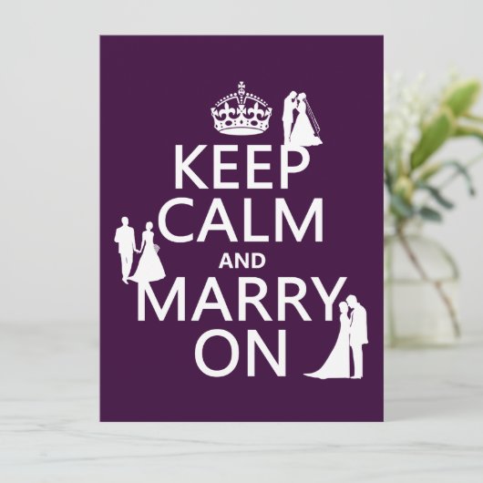 冷静さを保ち、結婚しよう(全色) 招待状 (スタンド正面)