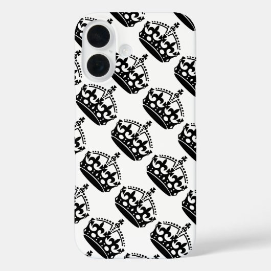 冷静さを保ち、行動を続けよ 王冠 Case-Mate iPhoneケース (裏面)