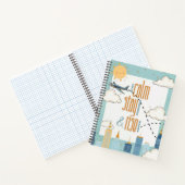 冷静さを保ち、集中力を高め、テーマを超えて立ち上がれ ノートブック (内部)