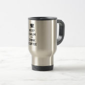 冷静さを保ってコーヒーを飲もう トラベルマグ (正面右)