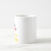 冷静さを保ってドイツ語を話そう コーヒーマグカップ (中央)