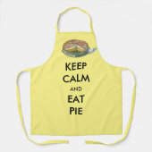 冷静さを保ってパイを食べよう エプロン (正面)