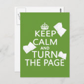 冷静さを保ってページをめくれ ポストカード (正面/裏面)