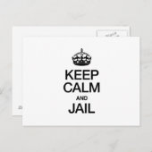 冷静さを保って投獄 ポストカード (正面/裏面)