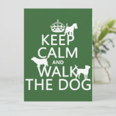 冷静さを保って犬の散歩 - すべての色 招待状 (スタンド正面)